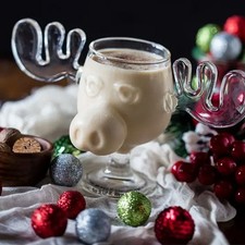 Christmas Griswold Moose Mug - Glass Cup, UK Exclusive Vacation Merch