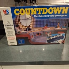 Vintage Countdown Board Game 1986 sealed box from MB gamed based on tv show