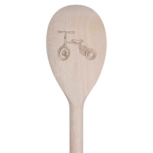 Vintage trike wooden spoon - 'vintage,
