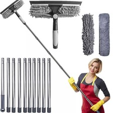 Professional Large Window Cleaner Equipment Glass Cleaning Telescopic Squeegee