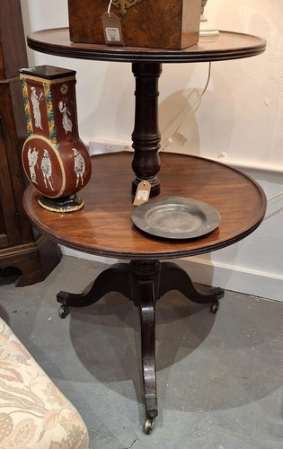 George iii mahogany two tier - george,