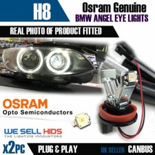 Osram Chip H8 Angel Eyes Even Light Ouput For BMW E92 E93 E90 X5 X6 E60 White A7