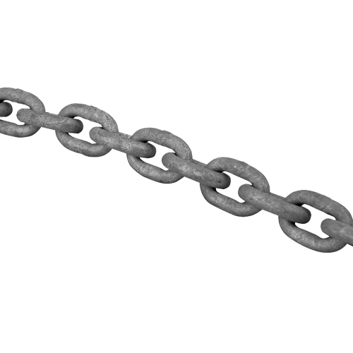 6mm galvanised short - galvanised, link