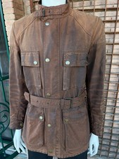 BELSTAFF ROADMASTER Jacket Brown Waxed Cotton Malenotti Era L