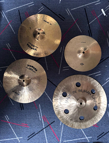 Wuhan cymbals set 3x - cymbals,