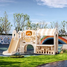 Large Castle Climber Toddler Slide Climb Set Kids Slide Children Playground Toy