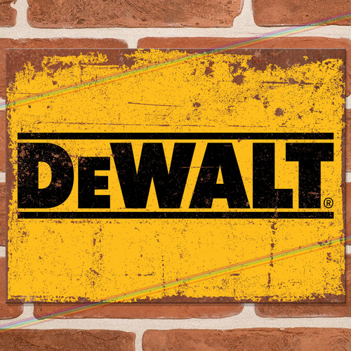 Dewalt metal signs mancave - metal,