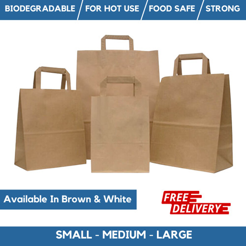 Paper bags with - bags, sos