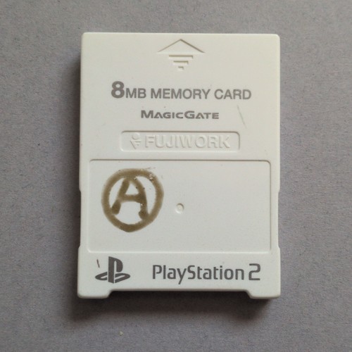 Ps2 memory card white - ps2,