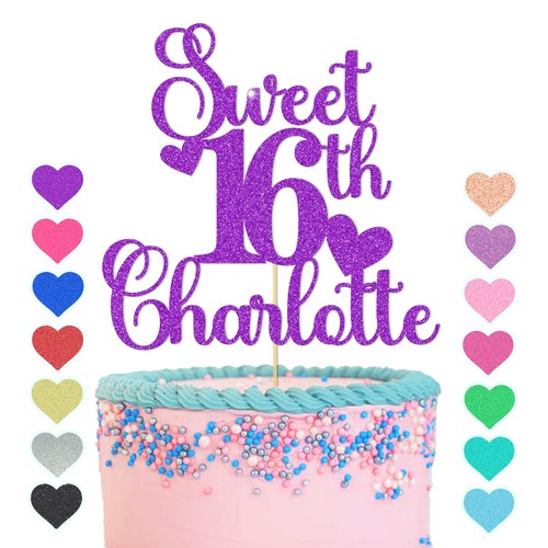 Sweet 16th birthday cake - sweet,