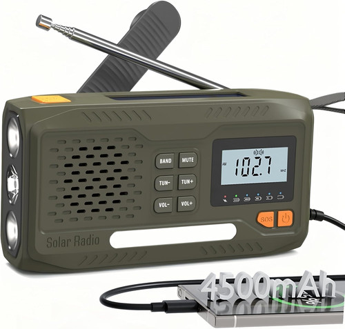 Wind solar radio - |, 4500mah