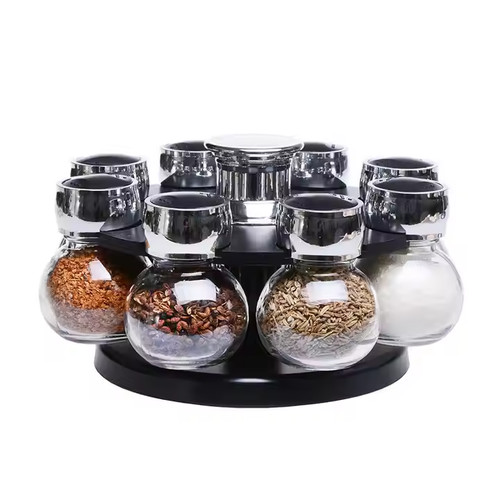 Glass jars rotating - 8,