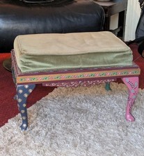 Vintage boho hand painted - hand,