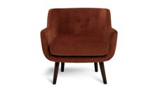 Nellie velvet chair rust - chair,