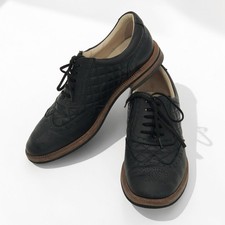 Chanel Black Leather CC Logo