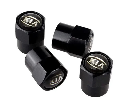Kia black wheel tyre valve - tyre,