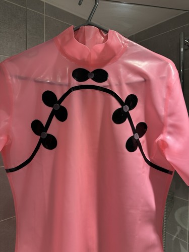 Japanese style latex dress - japanese,