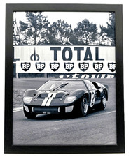 Framed 1966 LE MANs McLaren #2