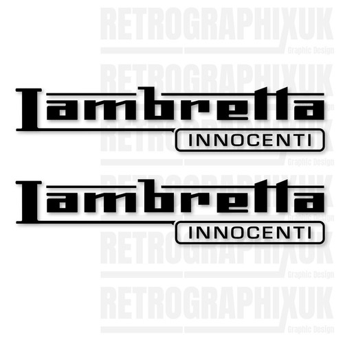 Scooter sticker for - for, lambretta