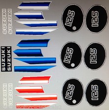 SUZUKI TS125 TS125ER DECAL SET
