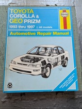 Toyota Corolla & Geo Prizm