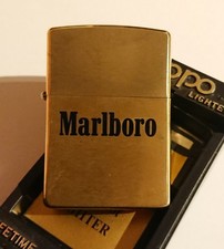 Vintage Marlboro Brass Zippo