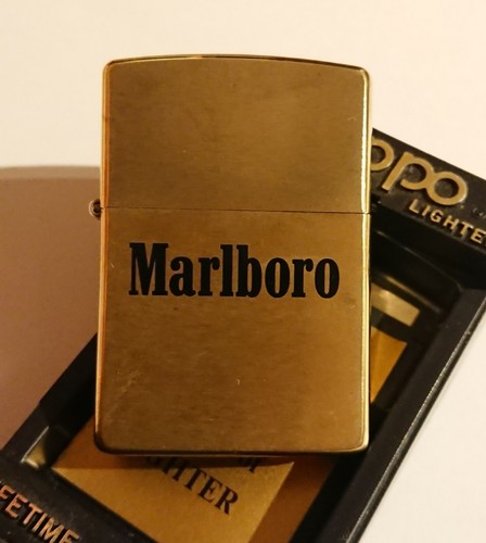 Vintage marlboro brass zippo - vintage,