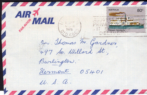 1978 australia 80c 1971 - 1978,