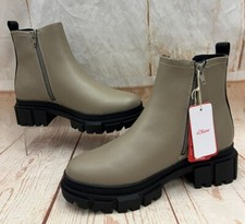 s. Oliver Faux Leather Chelsea