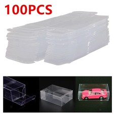 100pcs PVC Clear Box Toy Car