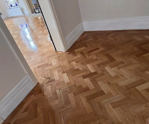 Stunning reclaimed oak parquet - oak,