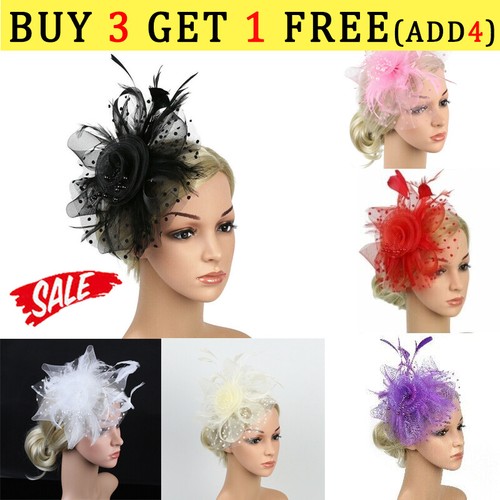Clip wedding feather aliceband - feather,