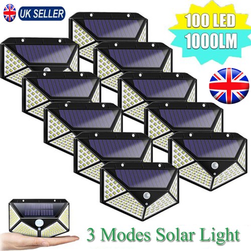 100 led solar - 100, pir