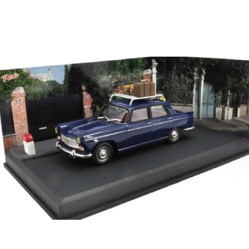 Peugeot 404 break - route, bleue