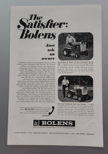 1969 vintage bolens lawn and - 1969,