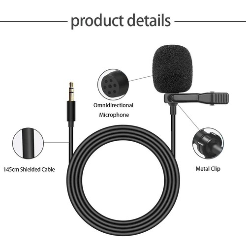 Clip lapel mini lavalier - clip-on,