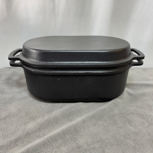 Vtg lauffer cast iron enameled - vtg,