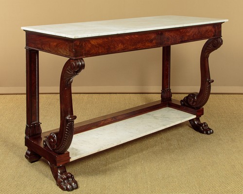Antique large marble top - large,