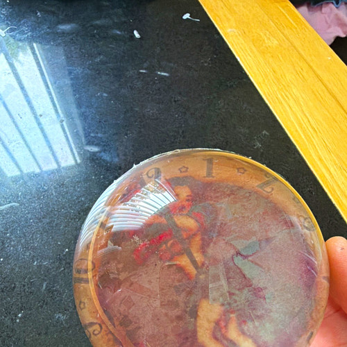 Multicolour glass paperweight - multicolour,