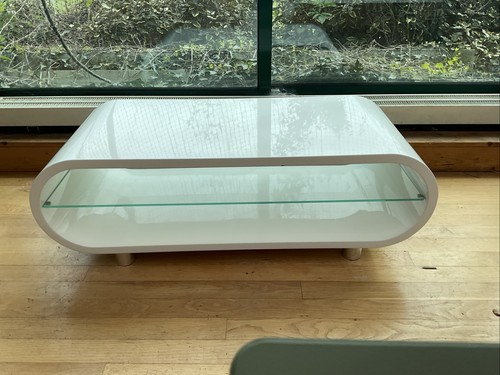Techlink white gloss - white, curved