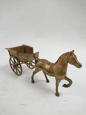 Vintage Solid Brass Horse and