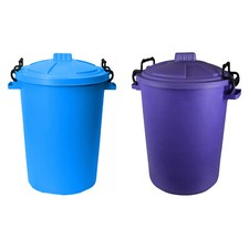 2 x 50L Bin with Clip Lock Lid