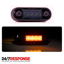 Amber Smoked LED Marker Lamp