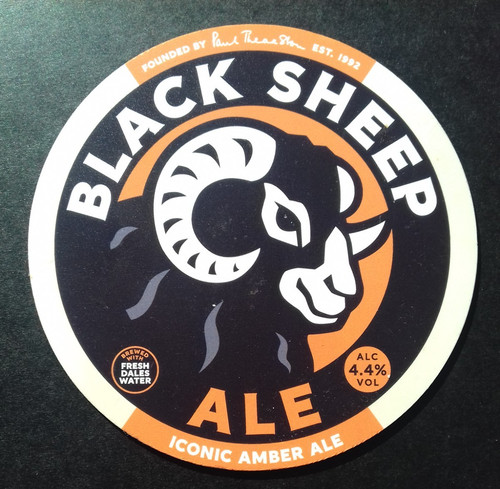 Black sheep brewery hand - brewery, pump