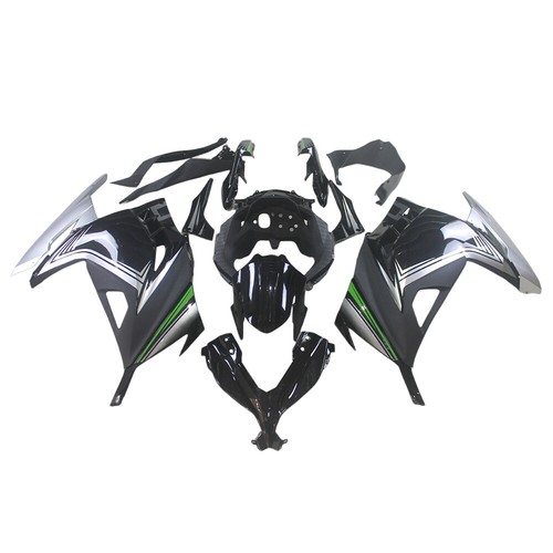 Silver green black - green, kit