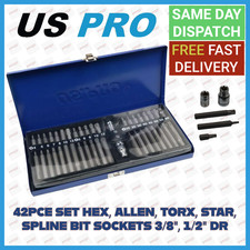US PRO 42pc Set Hex, Allen