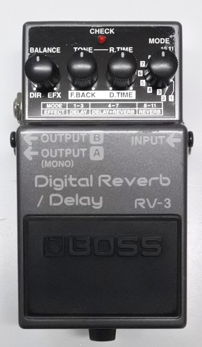Boss digital reverb delay - boss, rv-3