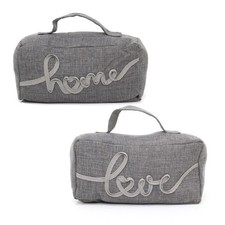Grey Fabric Door Stop