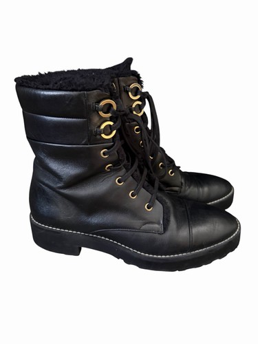 Stuart weitzman black leather - weitzman,