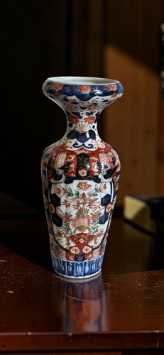 Antique japanese imari vase - imari,